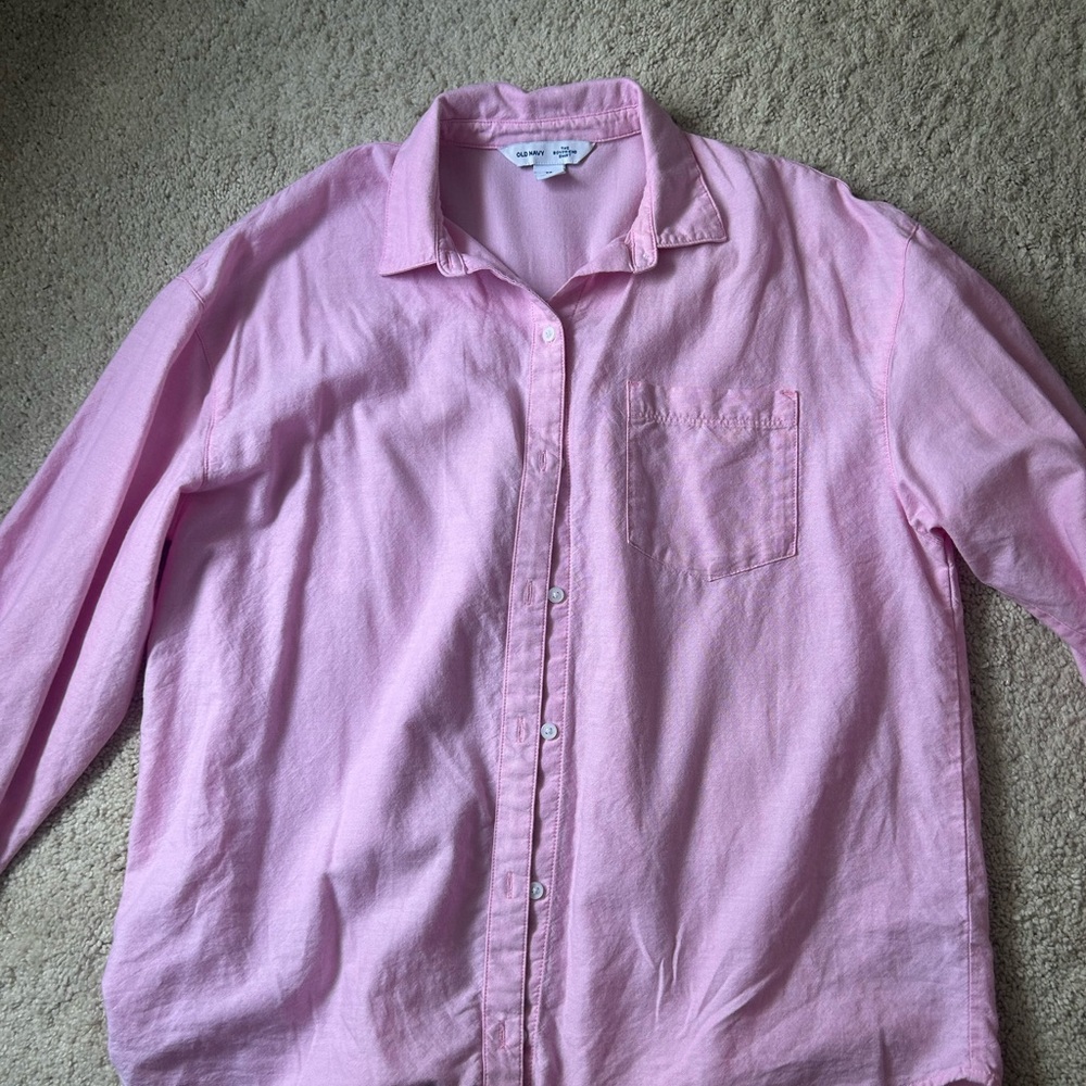 Old Navy women’s Light Pink Casual Shirt